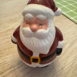 Jolly Santa Claus Holiday Decor - Red and White